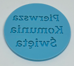 Stempel dekoracyjny PIERWSZA KOMUNIA ŚWIĘTA