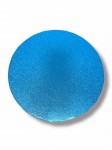 Podkład pod tort okrągły BROKATOWY NIEBIESKI średnica 30cm 