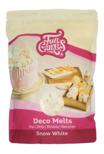 FUNCAKES DECO MELTS - SNOW WHITE- 1kg