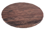 Podkład cukierniczy 34cm okrągły pod tort CIEMNE DREWNO