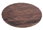 Podkład cukierniczy pod tort 25cm okrągły Drewno ciemne 