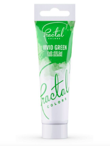 Barwnik spożywczy w żelu - Fractal Colors - Vivid Green 30 g  